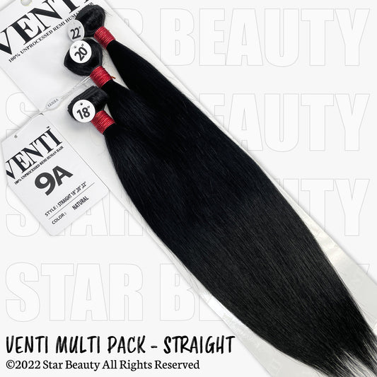 VENTI 100% Human Hair Bundle Multi Pack - Straight