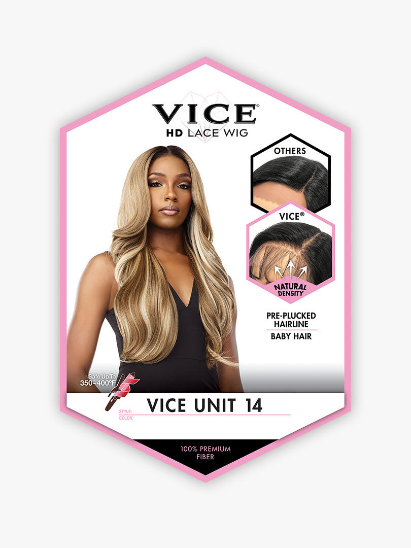 SENSATIONNEL Synthetic Hair Vice HD Lace Front Wig - VICE UNIT 13