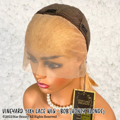 VINEYARD 100% Virgin Remy Human Hair 13x4 Lace Wig - Bob (Honey Blonde)