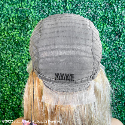 Vine Reserve Mink Brazilian 100% Human Remy HD 13x4 Lace Wig - Straight (20"-26") [Honey Blonde]