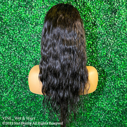Vine Reserve Mink Brazilian 100% Human Remy HD 13x4 Lace Wig - Wet & Wavy (20"-22")