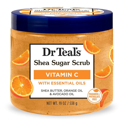 Dr. Teal's Essential Oil Shea Sugar Scrub (19oz)