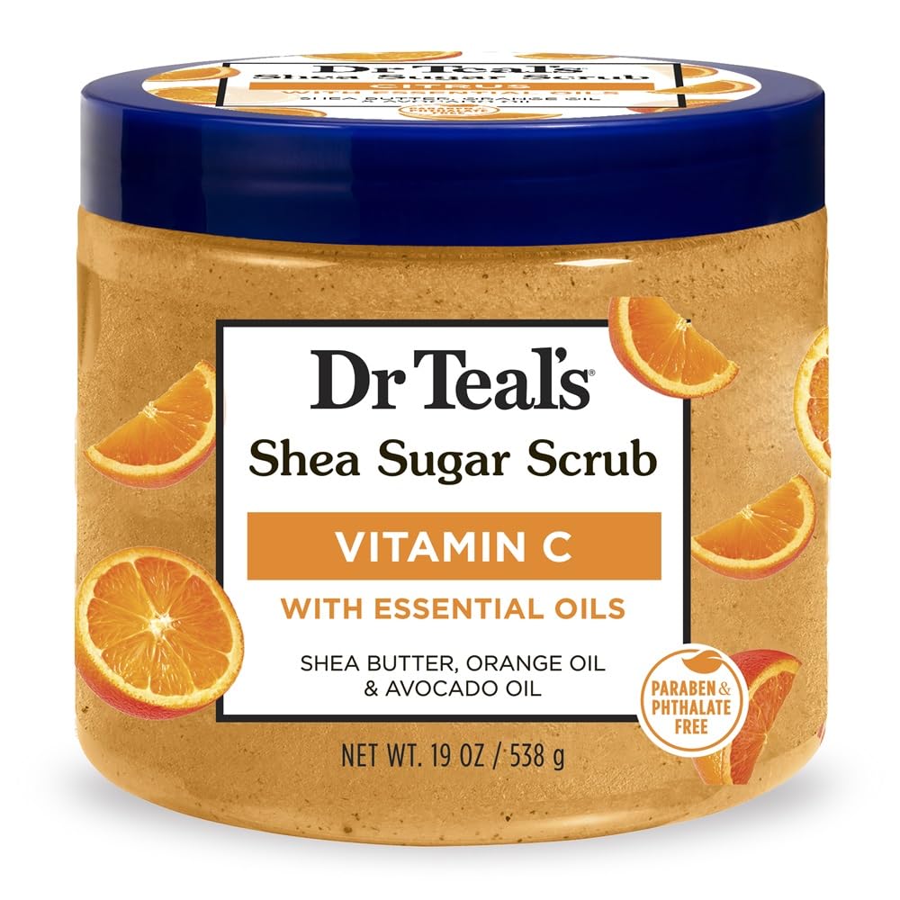Dr. Teal's Essential Oil Shea Sugar Scrub (19oz)