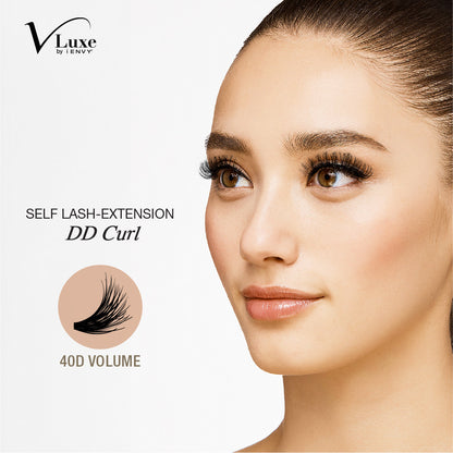 VLuxe CC & DD Curl Faux Mink Lash Clusters (12–16mm) DIY Lash Extensions