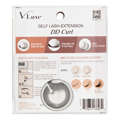 VLuxe CC & DD Curl Faux Mink Lash Clusters (12–16mm) DIY Lash Extensions