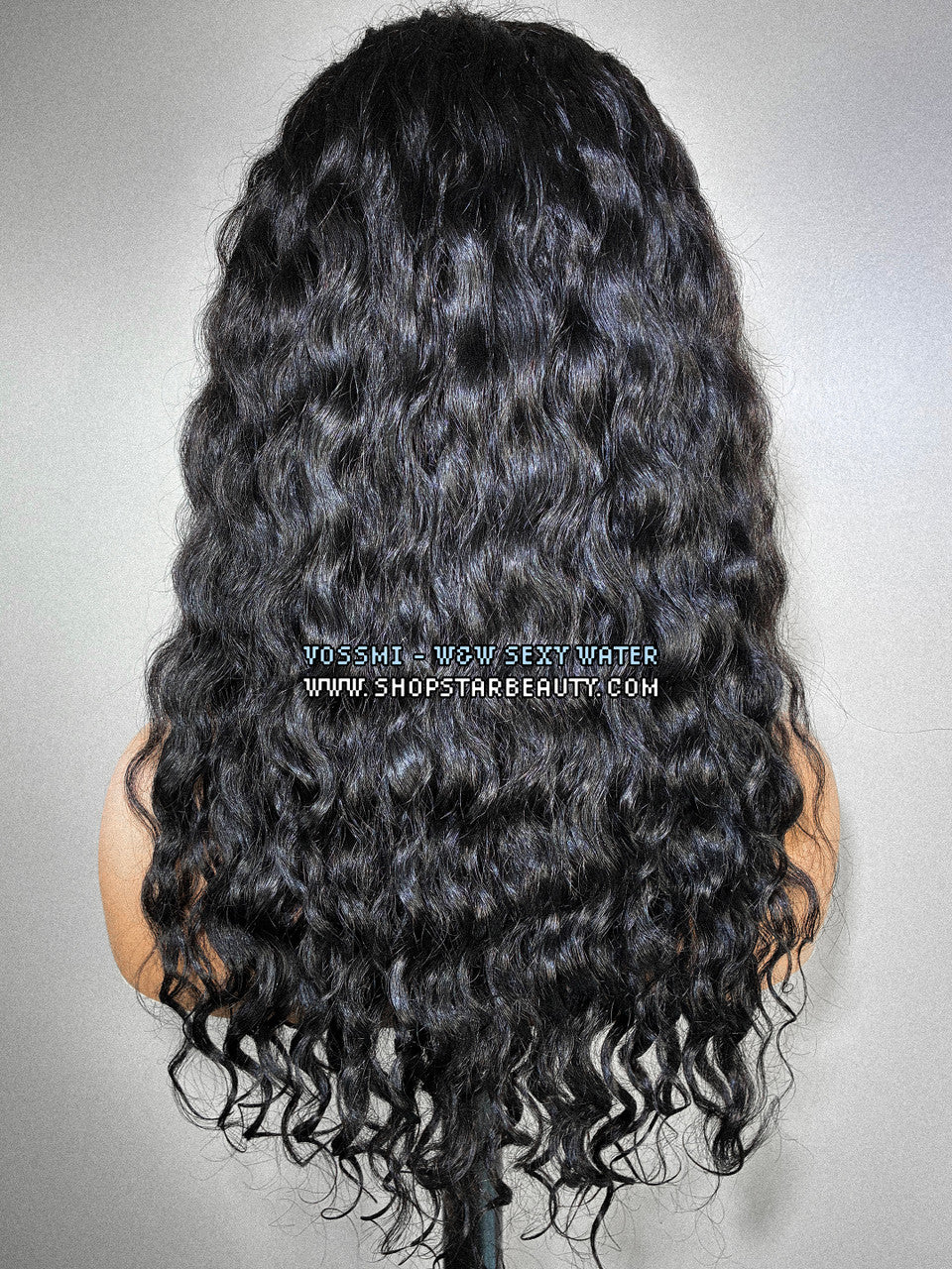 VOSSMI 100% Unprocessed Human Hair Wet & Wavy 13x5 Lace Wig - Sexy Water (16"-28") #Natural