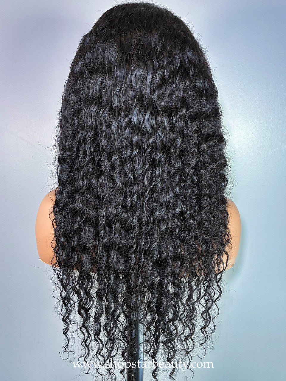 VOSSMI 100% Unprocessed Human Hair Wet & Wavy 13x5 Lace Wig - Deep Wave (16"-28") #Natural