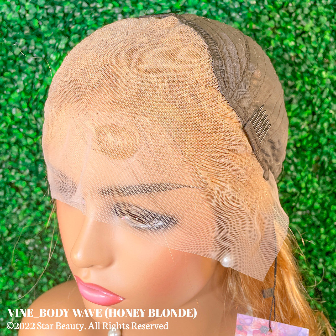 Vine Reserve Mink Brazilian 100% Human Remy HD 13x4 Lace Wig - Body Wave (20"-26") [Honey Blonde]