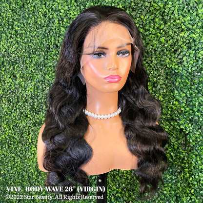 Vine Reserve Mink Brazilian 100% Human Remy HD 13x4 Lace Wig - Body Wave (20"-30")