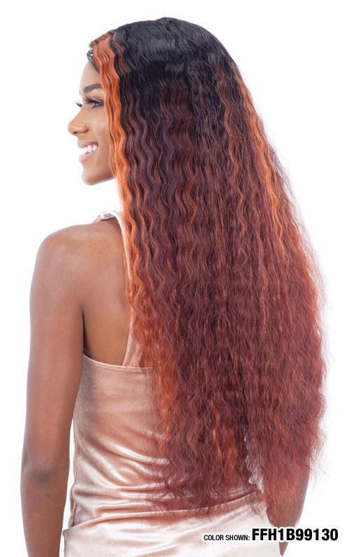 SHAKE N GO Freetress Equal Lace & Lace Synthetic Lace Front Wig - DEEP WAVER 002