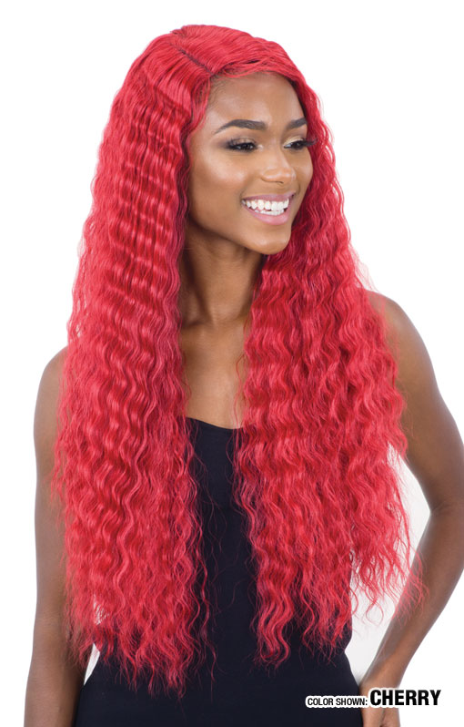SHAKE N GO Freetress Equal Lace & Lace Synthetic Lace Front Wig - DEEP WAVER 002