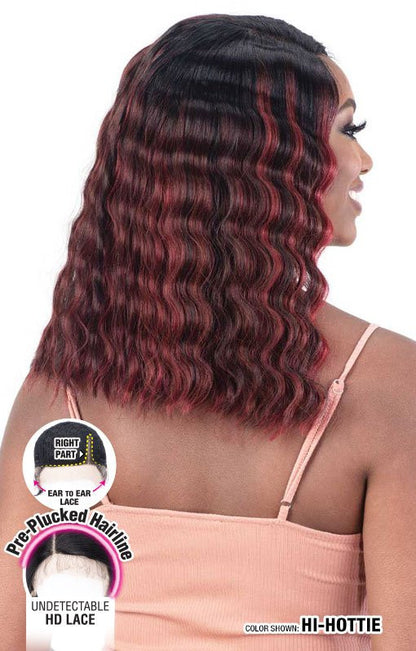SHAKE N GO Freetress Equal Level Up Synthetic HD Lace Front Wig - Eliana