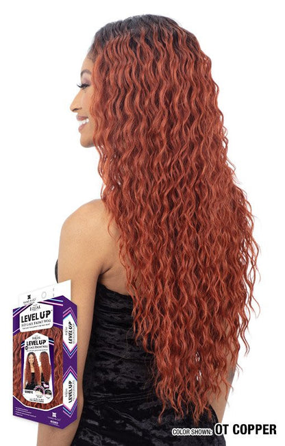 SHAKE N GO Freetress Equal Level Up Synthetic HD Lace Front Wig - Geneve