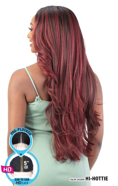 SHAKE N GO Freetress Equal Laced Synthetic HD Lace Front Wig - Jayana