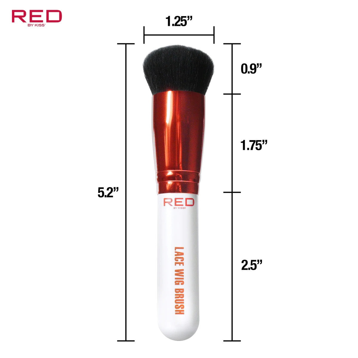 RED Lace Wig Brush