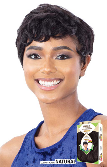 SHAKE N GO Naked 100% Human Hair Premium Full wig - KANI