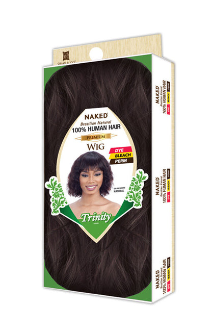SHAKE N GO Naked 100% Human Hair Premium Wig - TRINITY