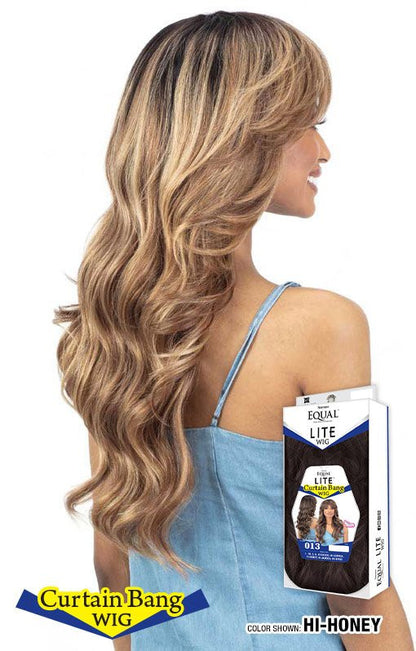SHAKE N GO Freetress Equal LITE Synthetic Curtain Bang Wig - LITE WIG 013
