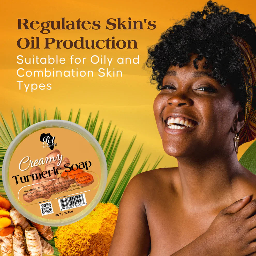 RA Cosmetics Creamy Turmeric Soap