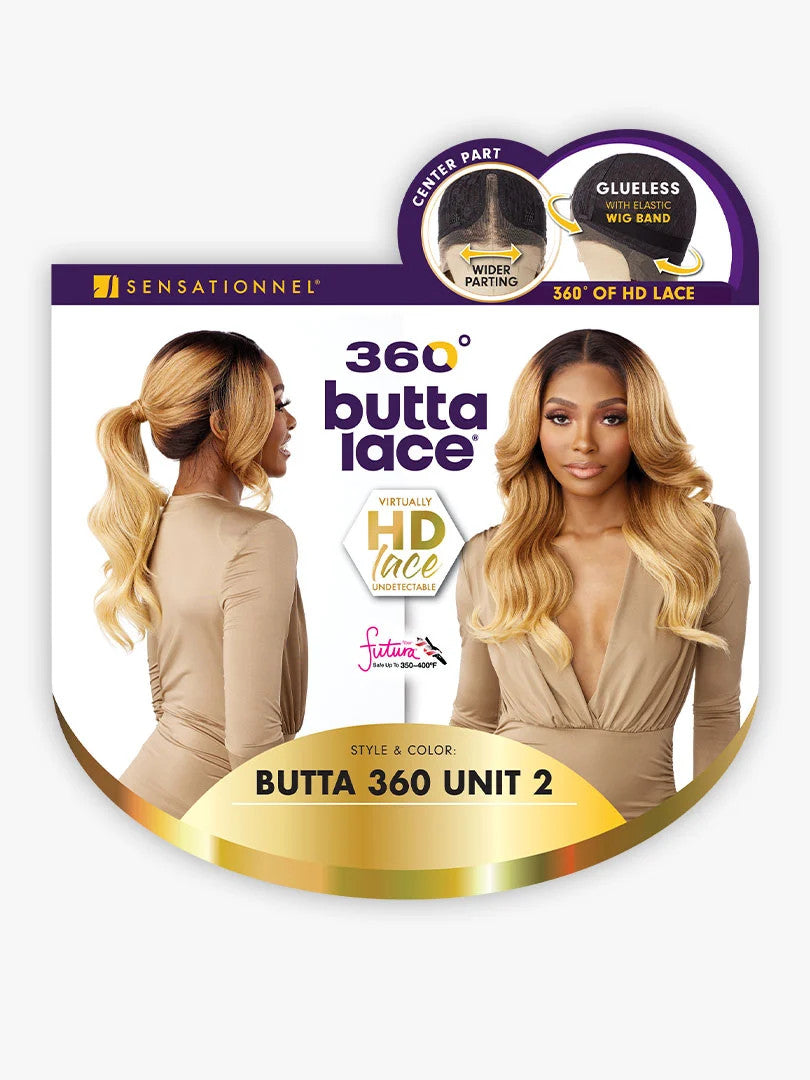 SENSATIONNEL Butta Pre-Cut Synthetic HD Glueless Lace Wig - BUTTA 360 UNIT 2
