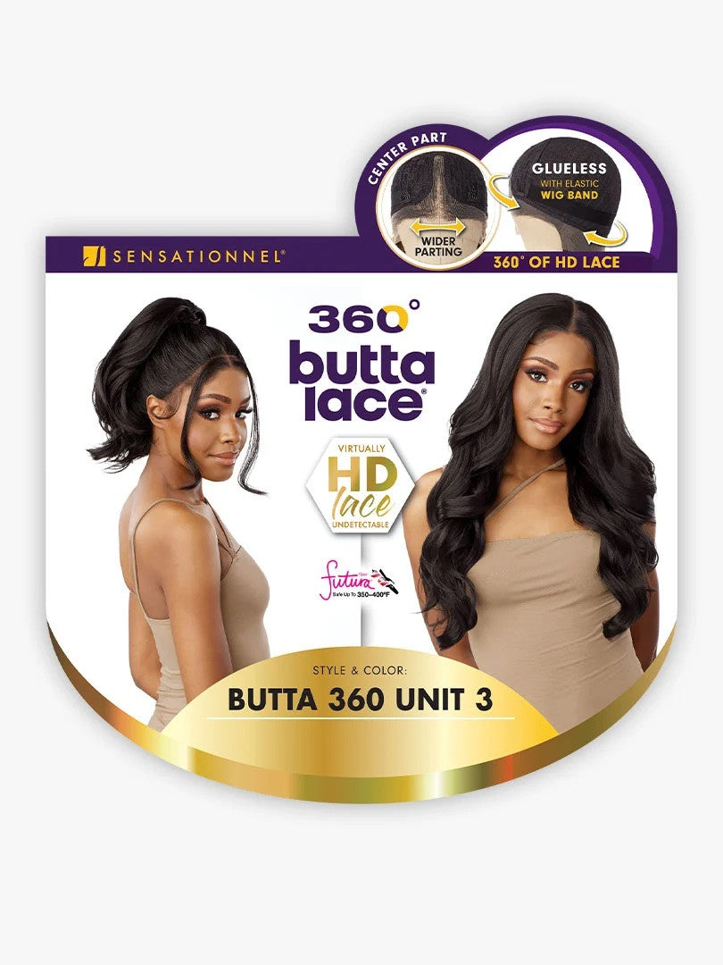 SENSATIONNEL Butta Pre-Cut Synthetic HD Glueless Lace Wig - BUTTA 360 UNIT 3