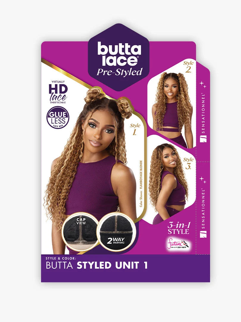 SENSATIONNEL Butta PRE-STYLED Synthetic HD Lace Wig - UNIT 1