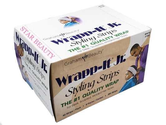 Graham Wrapp-It Jr. Styling Strips White