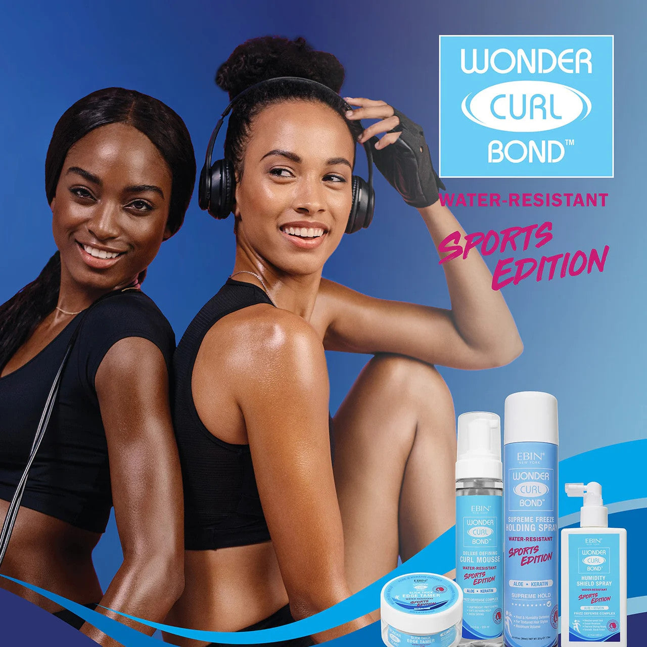 EBIN Wonder Curl Bond Sports Edition Edge Tamer (2.7oz)