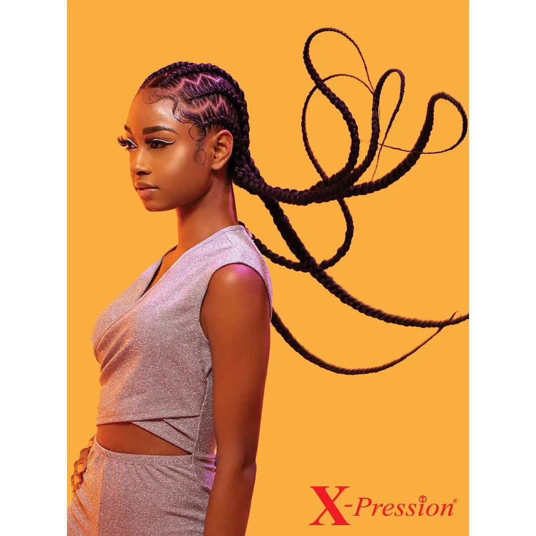 SENSATIONNEL 6X X-Pression Pre-Stretched Braiding Hair 58"