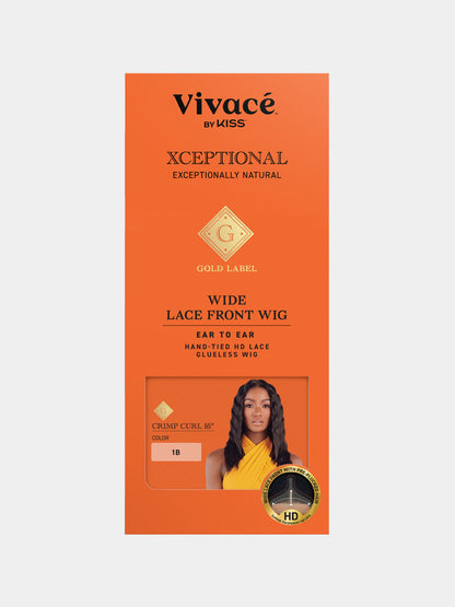 VIVACE Xceptional Gold Label HD Lace Front Wig - Crimp Curl 16"