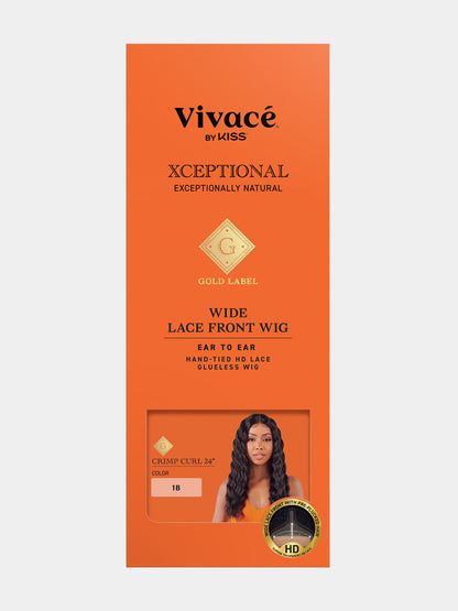 VIVACE Xceptional Gold Label HD Lace Front Wig - Crimp Curl 24"