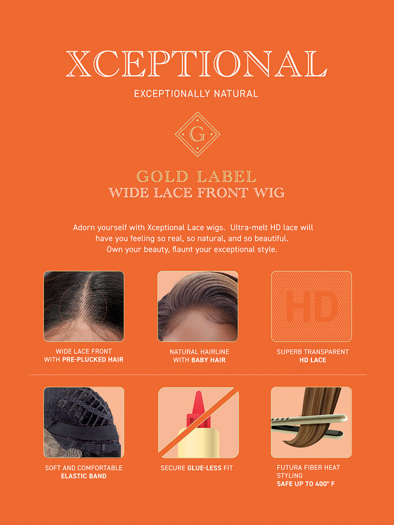 VIVACE Xceptional Gold Label HD Lace Front Wig - GOLD UNIT 13