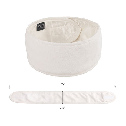 RED Velcro Spa Headband