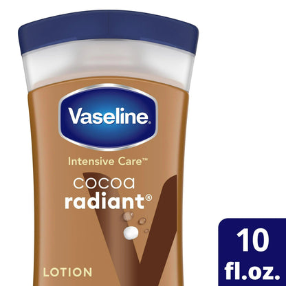 VASELINE Intensive Care Radiant Non Greasy Body Lotion - Cocoa (11 oz)