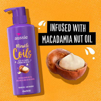 Aussie Miracle Coils Shampoo (16 oz)