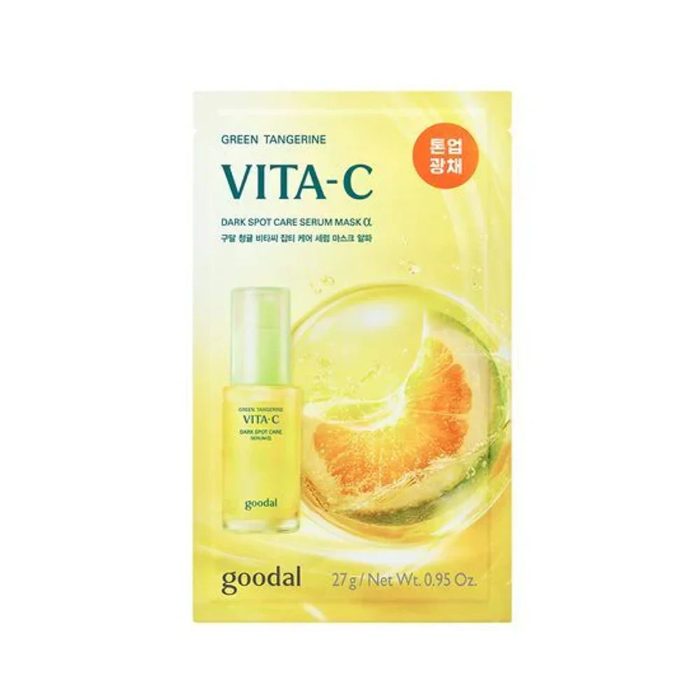 [GOODAL] Green Tangerine Vita C Dark Spot Care Serum Mask Alpha (1Sheet)