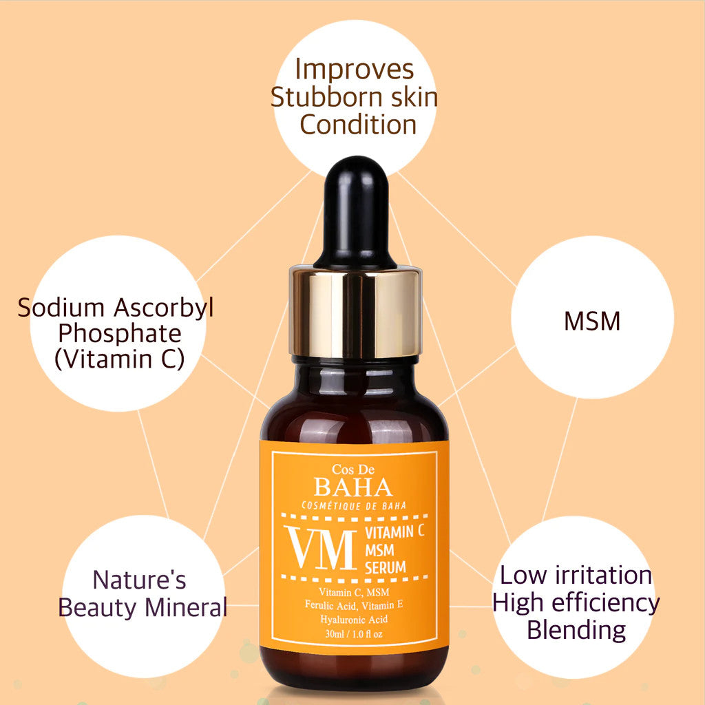 Cos De BAHA Vitamin C MSM Serum (1oz)
