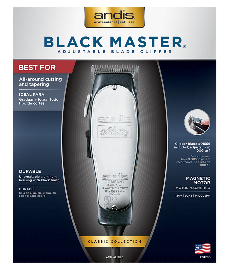 Andis Master Clipper- Adjustalble Blade Clipper