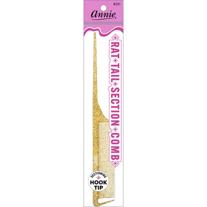 Annie Luminous Rat Tail Section Comb