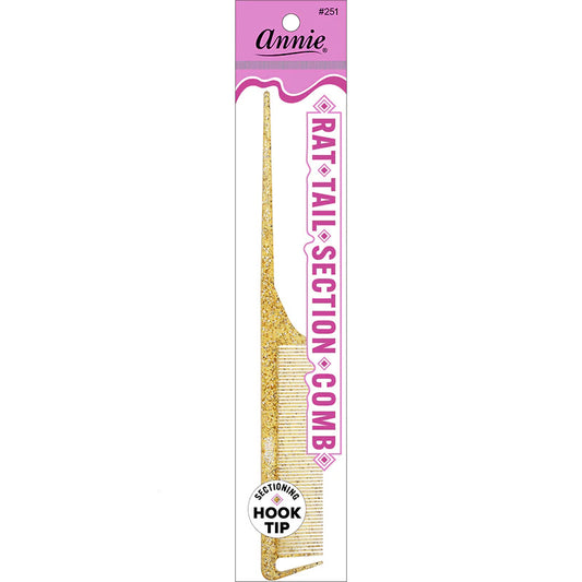 Annie Luminous Rat Tail Section Comb