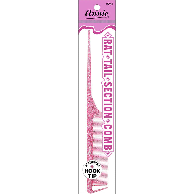 Annie Luminous Rat Tail Section Comb