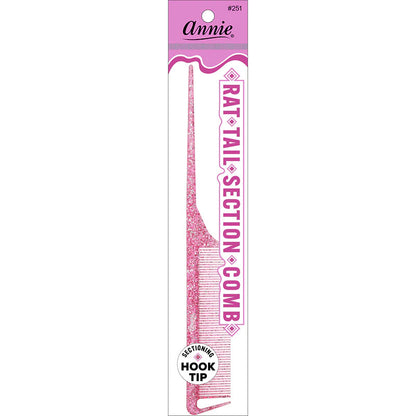 Annie Luminous Rat Tail Section Comb