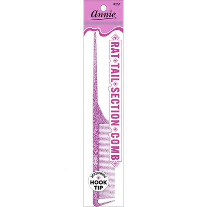 Annie Luminous Rat Tail Section Comb