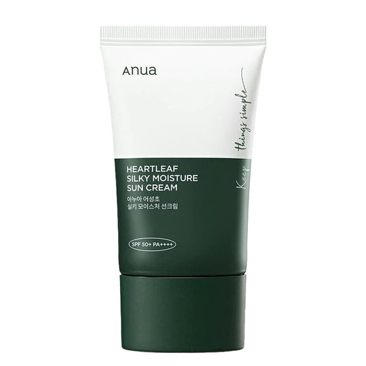 Anua Heartleaf Silky Moisture Sun Cream SPF50+ PA++++ 50ml (1.7 oz)
