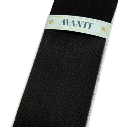 Hair Couture 100% Human Hair Blend Extensions AVANTI 9 piece Clip-In