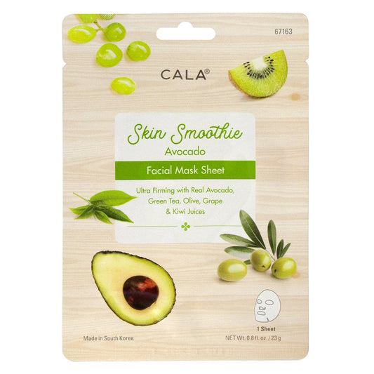 CALA Skin Smoothie Facial Mask (1 Sheet) - Avocado