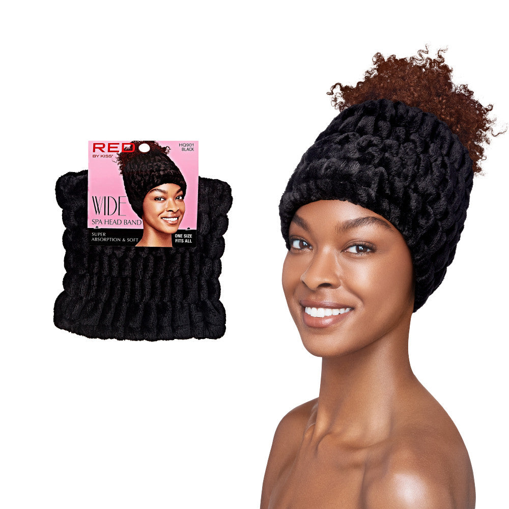 RED Extra Wide Spa Headband