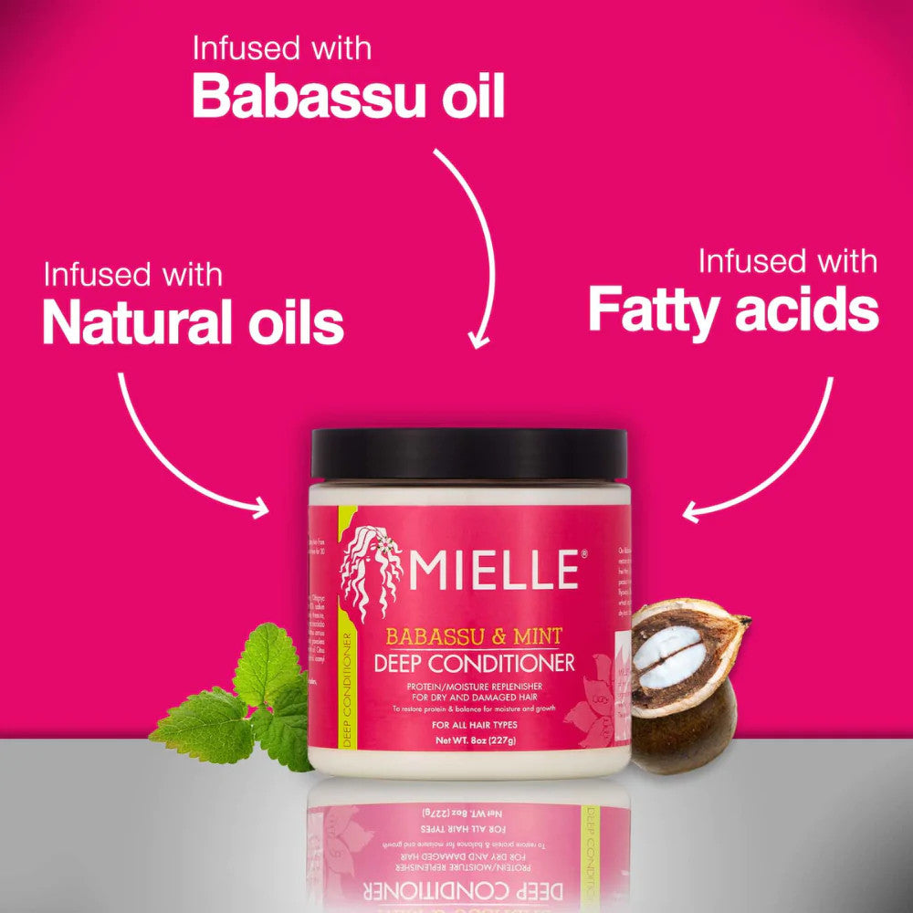 Mielle Babassu Oil & Mint Deep Conditioner