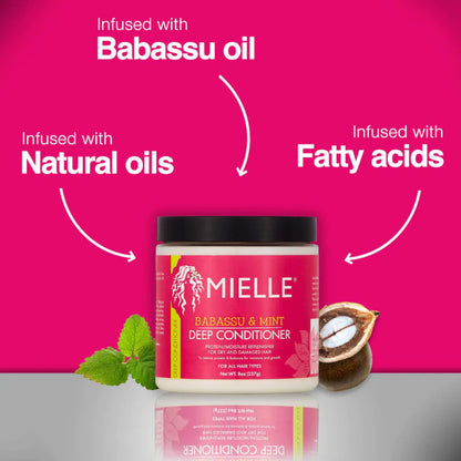 Mielle Babassu Oil & Mint Deep Conditioner
