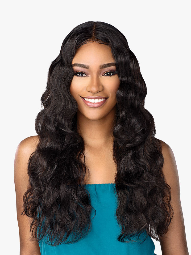 SENSATIONNEL Unprocessed Human Hair 360 Lace Wig - BODY WAVE 26"